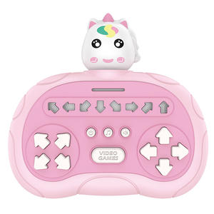 Machine de danse portable pour enfants, jouet de défi de logique, <span class=keywords><strong>console</strong></span> de jeu à poussée rapide pour enfants, cadeau d'anniversaire - Product Image 4