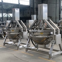 Machine industrielle à pop-corn au caramel entièrement automatique de 300 L, mélangeur électrique planétaire pour pop-corn frit