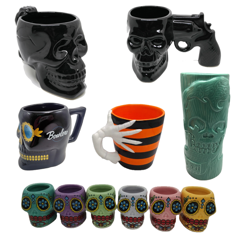 Tazas Góticas Diseño Calavera - Top Ventas Recomendado