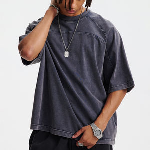 Slim Fit Modern T-Shirt Contoured Body <b>Men</b> Fashion Basic Tee 100 % Cotton <b>Stretchy</b> For Athletic Build Shape - Product Image 3