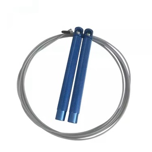 Thể Thao Crossfitness Đôi Dưới Bỏ qua <span class=keywords><strong>Rope</strong></span> Nhôm Dây Thép Nhanh Bóng Mang Tốc Độ Nhảy Dây Thừng Cho Tập Thể Dục - Product Image 2