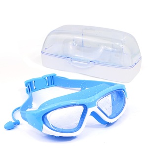<span class=keywords><strong>Gafas</strong></span> de Natación de Silicona para Niños, Impermeables, Antivaho, con Protección UV, con Tapones para los Oídos - Product Image 2