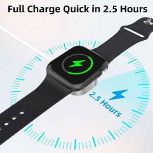 Wholesale Magnetic <b>Wireless</b> USB Watch Charger Fast Charging Cable <b>Wireless</b> Charger for Watch Series 1 2 3 4 5 6 7 8 - Product Image 5