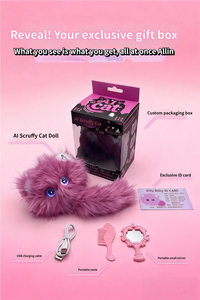 Nuevo Peluche de Gato Curioso con IA, Sensor Táctil de Múltiples Personalidades, Clonación de Voz en Más de 80 Idiomas, Memoria de Largo Alcance para IA Unisex - Product Image 6