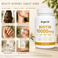 Comprimés de beauté à la biotine, vitamines pour adultes, soutien antioxydant, cheveux, peau, ongles sains, métabolisme énergétique