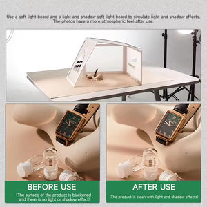 KAMPHO Réflecteurs <span class=keywords><strong>de</strong></span> lumière Tableau d'ombre pour petits produits, aliments, bijoux, photographie - Product Image 4