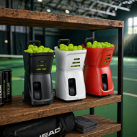 Machine à balles de tennis portable de luxe avec grande capacité, robot d'entraînement de padel, contrôle intelligent Bluetooth, outil de service haute performance