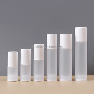 Bouteilles d'emballage cosmétiques sans air givrées Offre Spéciale gamme 15ml-100ml pour pulvérisateur de pompe de surface d'impression d'écran de lotion pour le corps - Product Image 4