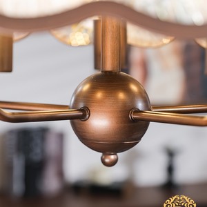 Lámpara de Techo Estilo Zen de la Dinastía Song, 5/8 Cabezas, Luz LED, Forma Redonda, Decoración para el Hogar, Dormitorio, Sala de Estar, Comedor - Product Image 3