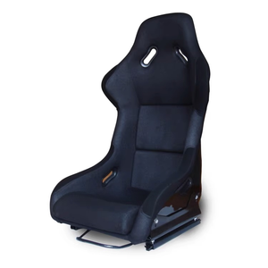 Sedili sportivi modificati MJ nero in fibra di carbonio nero velluto sedili da corsa di dimensioni Standard Non regolabili sedili avvolgenti per <span class=keywords><strong>auto</strong></span> - Product Image 4
