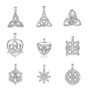 एमुलेट संरक्षण हार सेलिक आशीर्वाद पेंडेंट डायन की शादी 925 स्टर्लिंग चांदी के उपहार - Product Image 2