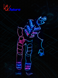 Trajes de baile de fibra óptica LED a todo color <span class=keywords><strong>Ropa</strong></span> de actuación luminosa <span class=keywords><strong>para</strong></span> <span class=keywords><strong>eventos</strong></span> Festivales de música Raves <span class=keywords><strong>Ropa</strong></span> de Carnaval - Product Image 6