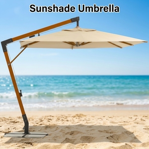 Parasol de plage rond vintage en <span class=keywords><strong>paille</strong></span> de chaume, style cabane hawaïenne, ensemble parasol de plage - Product Image 3