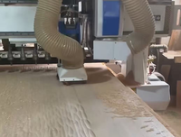R-TUP TS-L12 Alat Otomatis Pola Tekstural untuk Pembuatan Pintu Kabinet Kayu Industri dengan Sistem Magazine