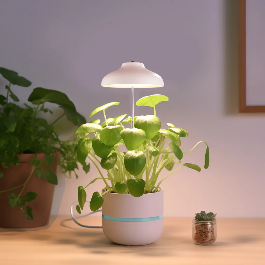 Luz de crescimento de guarda-chuva com altura ajustável, luz de crescimento de plantas, espectro completo de luz LED para plantas de interior, venda direta da fábrica