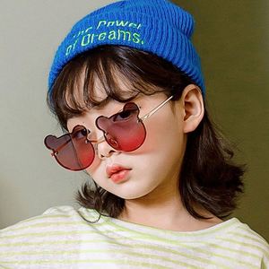 Gafas de Sol de Moda para Niños y Niñas, Gafas de Sol de Metal con Forma de Oso UV400 para Bebés, Gran Venta 2021 - Product Image 2