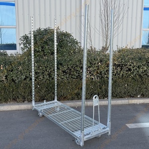 Carro <span class=keywords><strong>de</strong></span> transporte <span class=keywords><strong>de</strong></span> malla <span class=keywords><strong>de</strong></span> alambre <span class=keywords><strong>de</strong></span> acero soldado para granja y plantas, carro <span class=keywords><strong>de</strong></span> invernadero <span class=keywords><strong>de</strong></span> alta resistencia, ajustable, <span class=keywords><strong>de</strong></span> cuatro ruedas, OEM, para viveros hortícolas - Product Image 4