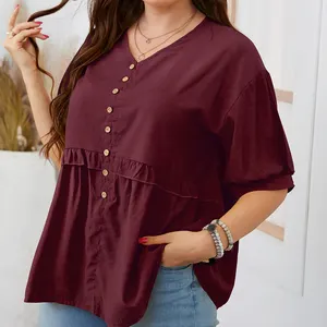 European and American plus, size womens blouses bohemian style one-shoulder flare sleeve striped print retro tassel shirts/