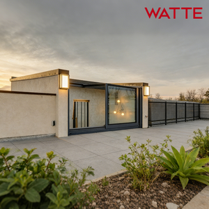 Fenêtre trapézoïdale coulissante automatique pour escaliers, étanche, électrique, motorisée, en alliage d'aluminium, moderne, type lucarne - Product Image 1