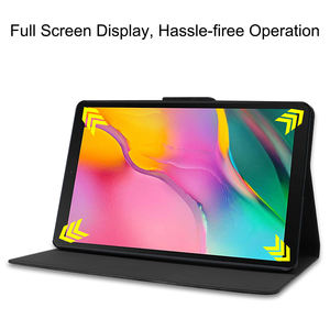 Pelle bovina Texture per <span class=keywords><strong>Samsung</strong></span> <span class=keywords><strong>Tablet</strong></span> Galaxy Tab un 10.1 T510 T515 2019 Blu Nero Caso <span class=keywords><strong>Tablet</strong></span> - Product Image 4