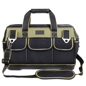 Factory Customized Multi-Functional <b>Electrician</b> <b>Tool</b> <b>Bag</b> durable Wear-Resistant <b>tool</b> <b>bag</b> with Plastic Bottom - Product Image 1