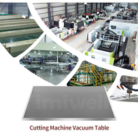 Plateforme à vide en nid d'abeille en aluminium à forte adsorption personnalisée, machine de découpe numérique UV, table à vide de haute précision