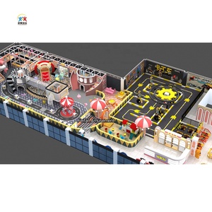 Mới Đến Sân Chơi Trong Nhà Thiết Bị Mềm Chơi Trẻ Em Nhà Với Karting Xe Cho Trẻ Em Trong Độ tuổi 1-15 - Product Image 2