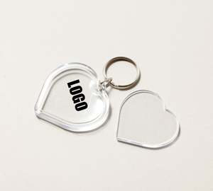 Porte-clés personnalisés de haute qualité en acrylique PVC, style sportif, avec logo et texte imprimés par transfert thermique, portables et personnalisables pour votre marque - Product Image 4