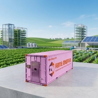 Grand conteneur hydroponique à grande vitesse pour la culture de fourrage d'orge, système automatique de germination de micro-pousses en acier inoxydable pour