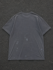 Camiseta Corta Just My Essence para Hombre, Cuello Redondo, Estampado Gráfico, Estilo Casual Urbano, Gris Oscuro, 100% Algodón - Product Image 2