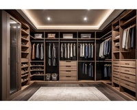Armoire de dressing en mélamine, placard de rangement, armoire murale de chambre à coucher, design en bois