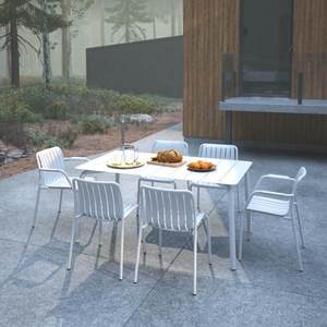 Ensemble de table et de chaises d'extérieur en métal de style nordique, meubles en <span class=keywords><strong>fer</strong></span> <span class=keywords><strong>forgé</strong></span> pour café, salon de thé, hôtel, cour - Product Image 3