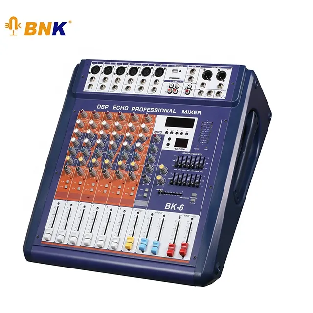 Good quality 8 channels karaoke sound mixer for sale BK-8