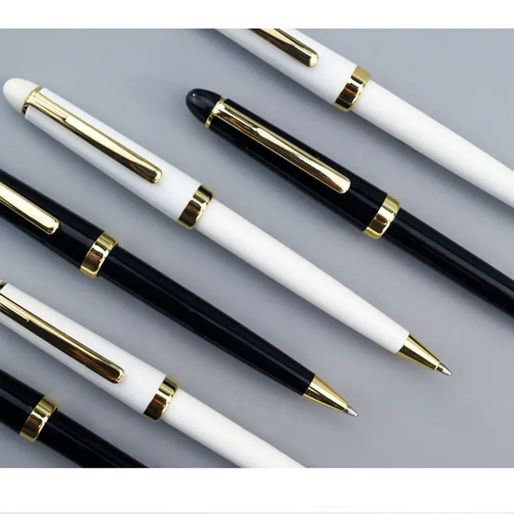 Promotional Gift Business Pen Metal Clip Ballpoint Pen With High Sensitive Stylus Top Custom Logo
