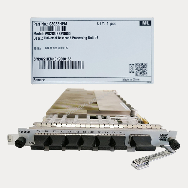 In Stock BBU3900/BBU3910 Universal Baseband processing unit WD2DUBBPD600 03022HEM UBBPd6