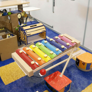 <span class=keywords><strong>Xylophone</strong></span> éducatif en bois pour enfants, boîte à musique miniature 8 pièces, jouet non électrique pour garçons et filles - Product Image 3