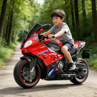 Moto électrique pour enfants de 3 à 8 ans avec roues auxiliaires de sécurité et fonction éducative précoce