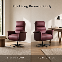Fauteuil inclinable électrique à dossier haut avec moteur sans balais ultra-silencieux 135 °   Canapé inclinable moderne de loisirs pour une personne