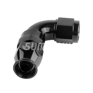 Extremo de manguera de PTFE de aluminio SUMEICHI 4AN 6AN 8AN 10AN12AN recto 180 grados 90 grados 45 grados - Product Image 3