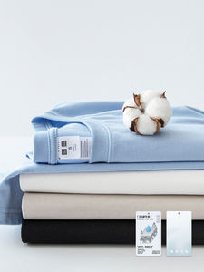 LMT2086 夏の新作 コットン混紡 180グラム 速乾性 通気性 ユニセックス <span class=keywords><strong>T</strong></span>シャツ 無地<span class=keywords><strong>T</strong></span>シャツ - Product Image 2