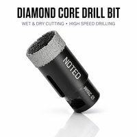 Vente directe usine : Kit de forets diamantés à paroi mince pour perçage rapide et propre de carreaux et pierres, gamme de tailles de 6 mm à 100 mm, outil OEM
