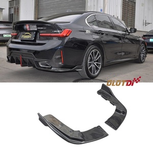 Difusor Trasero de Fibra de Carbono Estilo V, Alerones Laterales, Divisores y Aletas para BMW Serie 3 G20 G28 LCI, Tuning Automotriz - Product Image 2