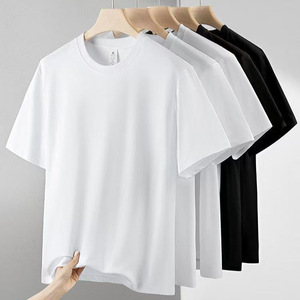 เสื้อยืดคอกลม ผ้าสแปนเด็กซ์ โมดอล คอตตอน 200gsm แบบยูนิเซ็กซ์ รับสกรีนโลโก้ ป้ายแบรนด์  งานพิมพ์ DTG ลายกราฟิก เสื้อยืด<span class=keywords><strong>เปล่า</strong></span>ผู้ชาย - Product Image 2