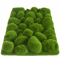 Usine de gros panneaux de verdure plante verte panneau de mousse artificielle pour la décoration murale