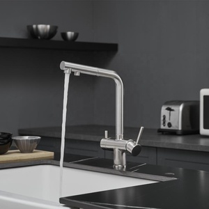<span class=keywords><strong>Rubinetto</strong></span> da Cucina a 2 Funzioni con Doccetta Estraibile, Miscelatore per <span class=keywords><strong>Acqua</strong></span> Potabile e Purificata, <span class=keywords><strong>Rubinetto</strong></span> per Lavello a 3 Vie - Product Image 2