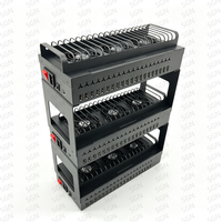 Caja de Servidor para Mininación de Monedas con WIFI y Software Gratuito, 110V 220V, con 60 Puertos USB HUB, Caja de Mininación de 20, 40, 60, 80 Puertos USB para Clics