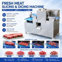 Machine professionnelle de découpe de viande fraîche pour l'industrie agroalimentaire