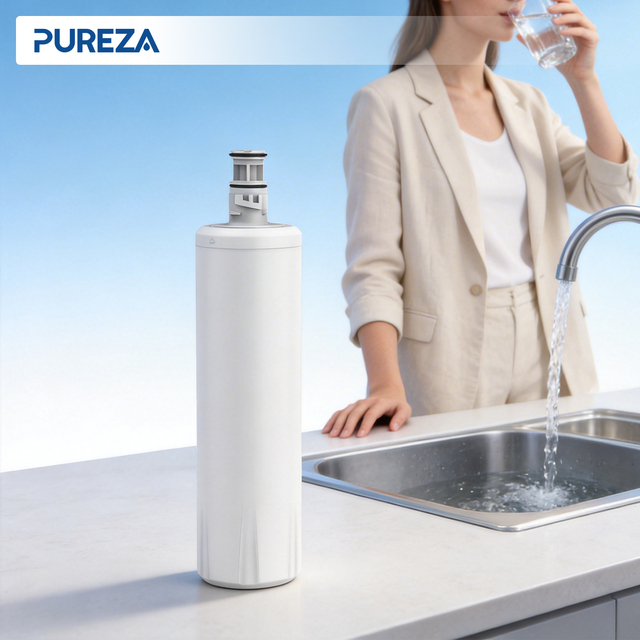PUREZA Z041-US Fit with 3US-PF01 3US-MAX-F01H 3US-PF01H Household Under Sink Water Filter Cartridge Replaceable Multi Layer