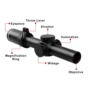 <span class=keywords><strong>1</strong></span>-8x24 IR thứ hai tiêu cự máy bay Kính thiên văn phạm vi Hợp kim nhôm săn bắn ngoài trời với chiếu sáng không thấm nước Tính năng chiến thuật - Product Image 4