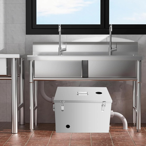 Séparateur de graisse commercial sous évier pour eaux usées, adapté à différents contextes - Product Image 1